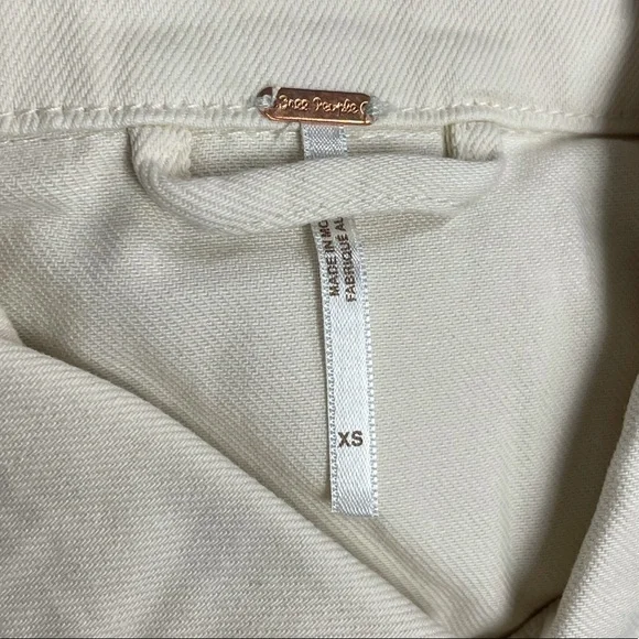 NWT XS Free People Rumors Denim Button Jacket - Picture 8 of 10